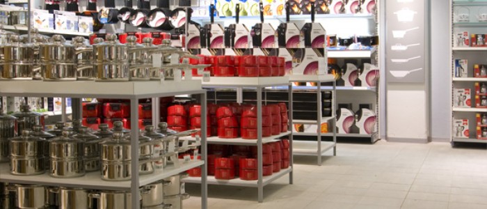 central retail display table system