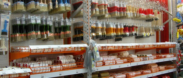 retail pegboard wall shelving system