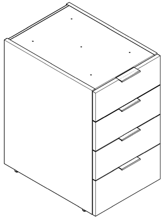 Office tables drawing 