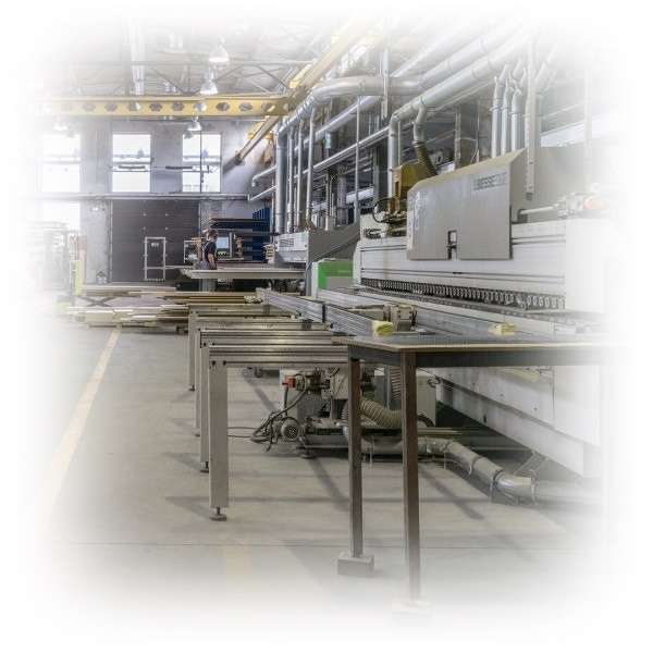 CNC processing of wood panel components