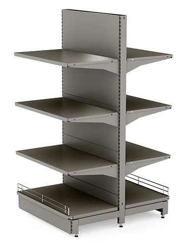 double sided gondola shelving