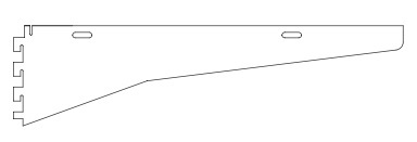 metal shelf bracket