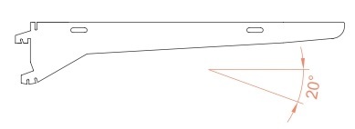 adjustable shelf bracket