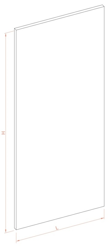 laminated shelving back panel
