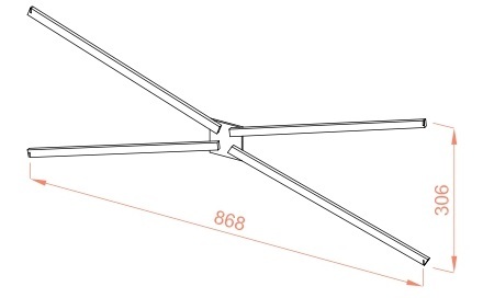 shelving cross connector