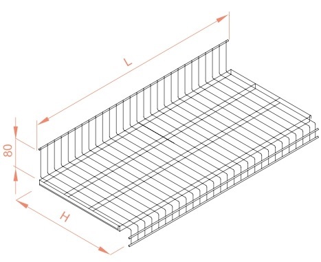 wire retail shelving shelf