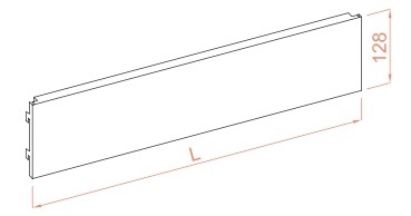 shelving front base panel
