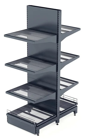 beverage department shelving