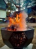 Portable fire pit for picnic and camping trips 